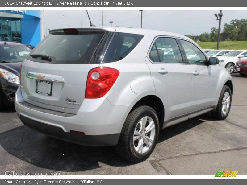 Silver Ice Metallic / Light Titanium/Jet Black 2014 Chevrolet Equinox LS