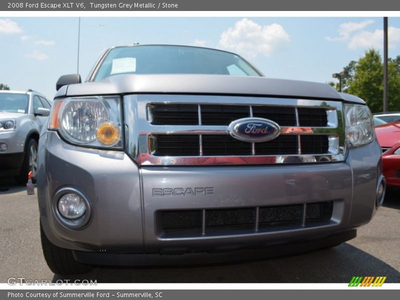 Tungsten Grey Metallic / Stone 2008 Ford Escape XLT V6