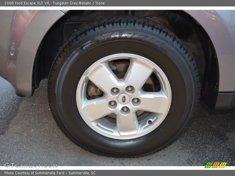 Tungsten Grey Metallic / Stone 2008 Ford Escape XLT V6