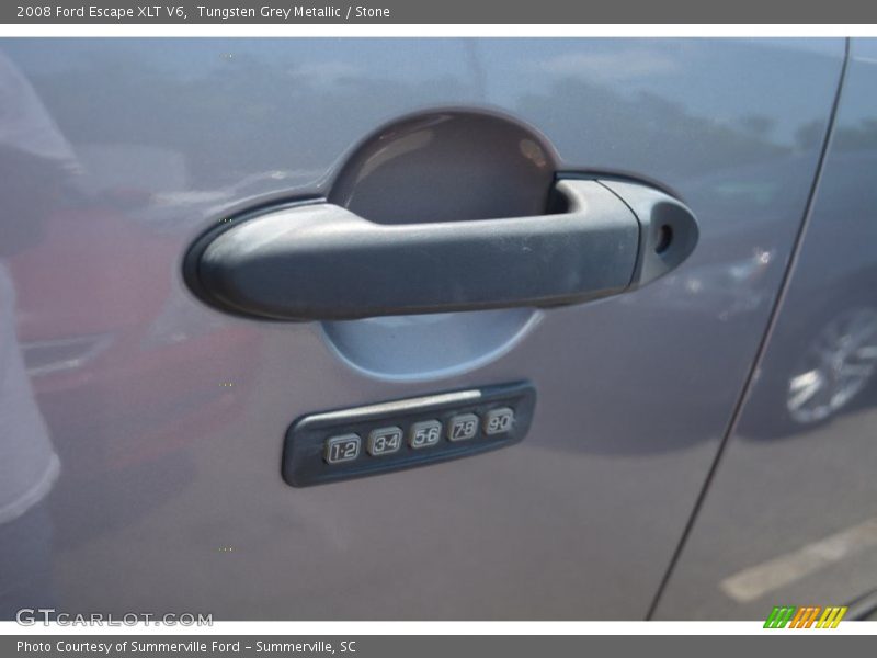 Tungsten Grey Metallic / Stone 2008 Ford Escape XLT V6
