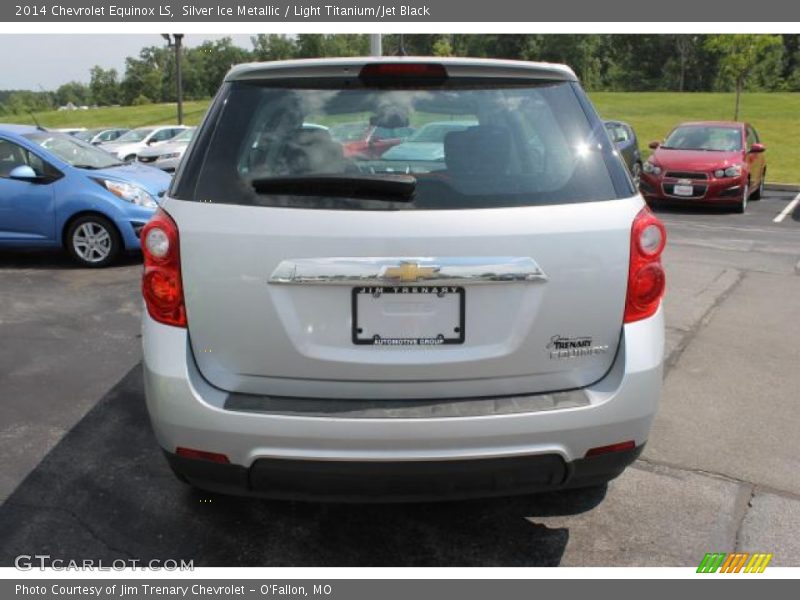 Silver Ice Metallic / Light Titanium/Jet Black 2014 Chevrolet Equinox LS