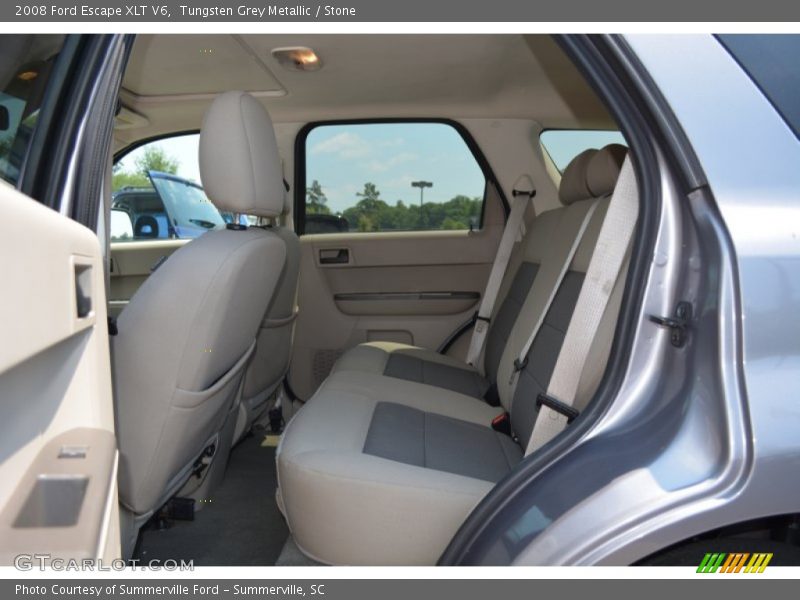 Tungsten Grey Metallic / Stone 2008 Ford Escape XLT V6