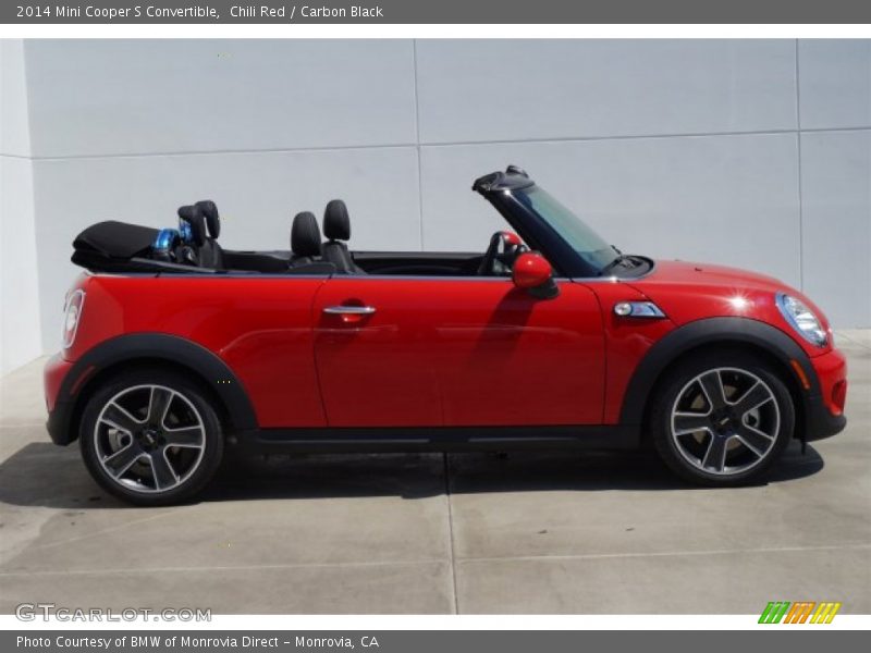 Chili Red / Carbon Black 2014 Mini Cooper S Convertible