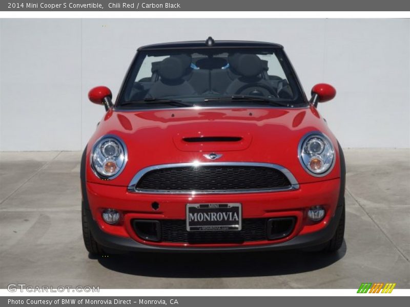 Chili Red / Carbon Black 2014 Mini Cooper S Convertible