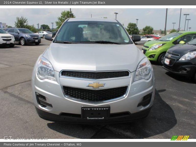 Silver Ice Metallic / Light Titanium/Jet Black 2014 Chevrolet Equinox LS