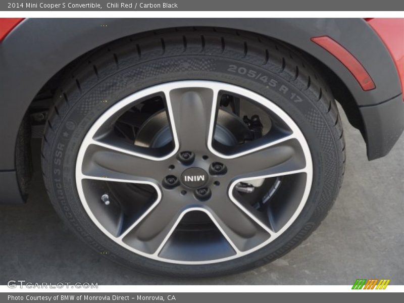 Chili Red / Carbon Black 2014 Mini Cooper S Convertible