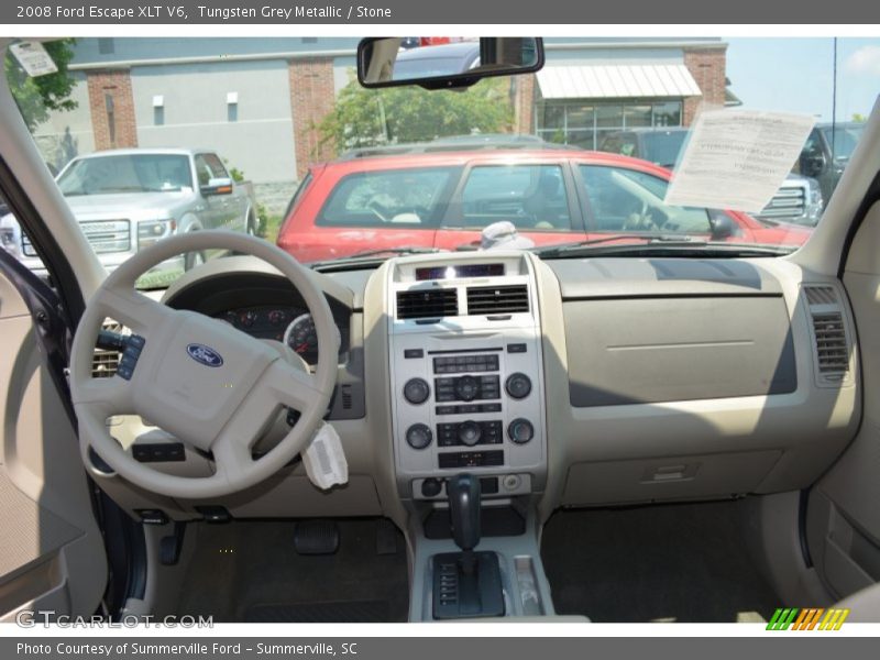 Tungsten Grey Metallic / Stone 2008 Ford Escape XLT V6