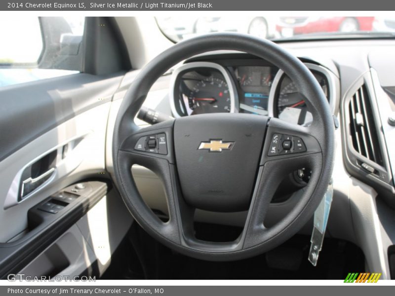 Silver Ice Metallic / Light Titanium/Jet Black 2014 Chevrolet Equinox LS