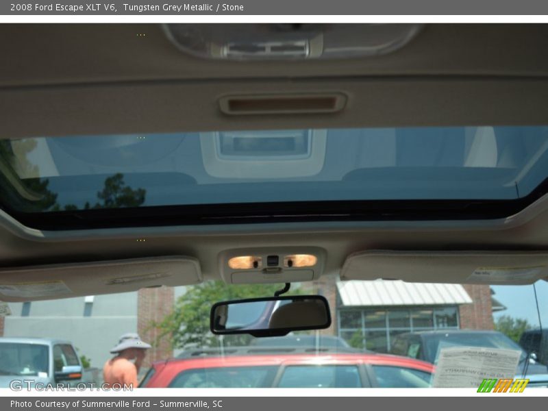 Tungsten Grey Metallic / Stone 2008 Ford Escape XLT V6