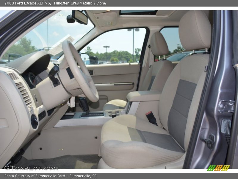 Tungsten Grey Metallic / Stone 2008 Ford Escape XLT V6