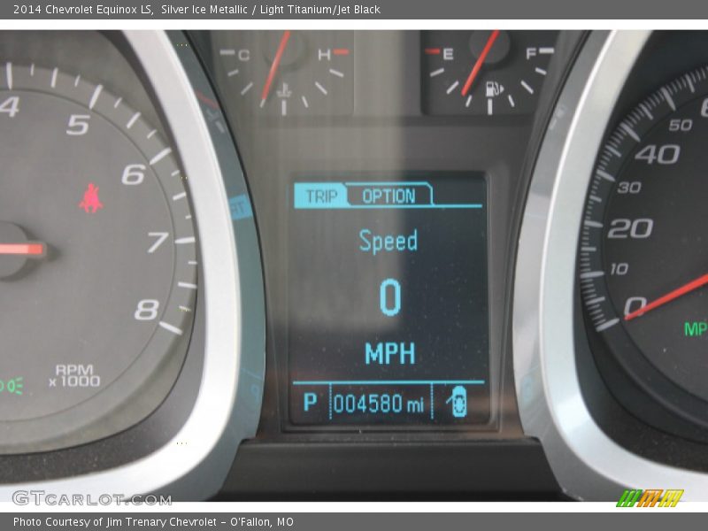 Silver Ice Metallic / Light Titanium/Jet Black 2014 Chevrolet Equinox LS