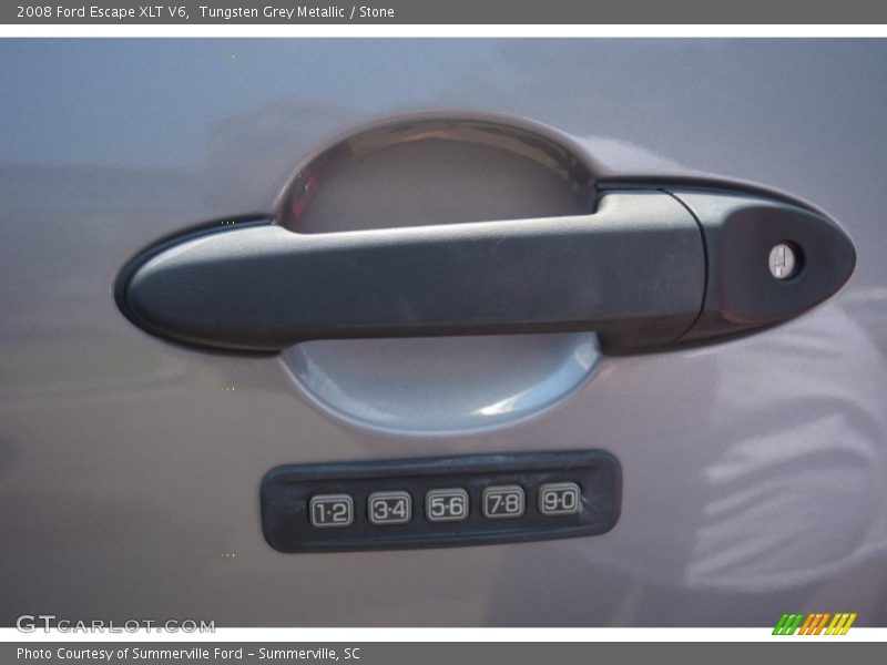 Tungsten Grey Metallic / Stone 2008 Ford Escape XLT V6