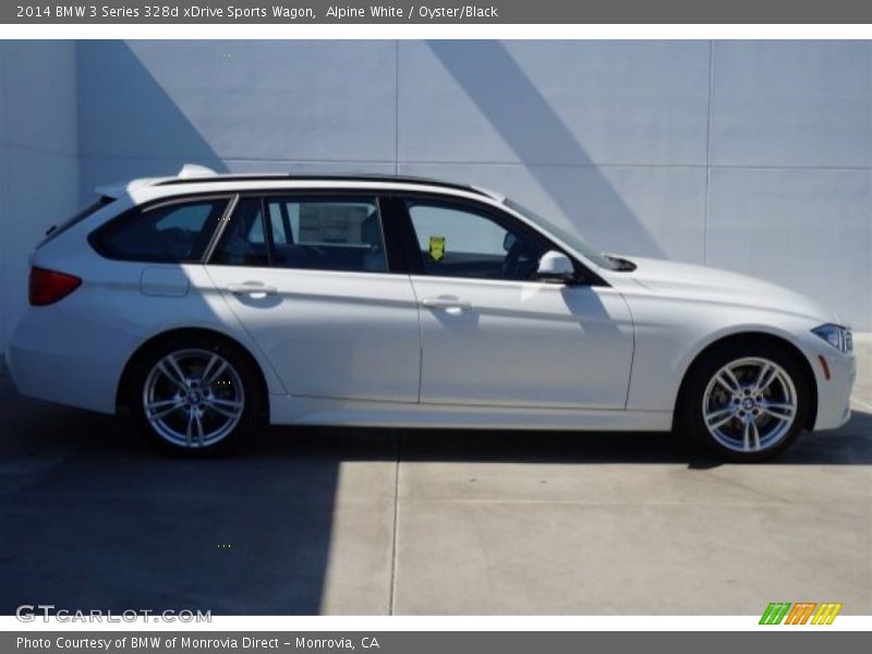 Alpine White / Oyster/Black 2014 BMW 3 Series 328d xDrive Sports Wagon