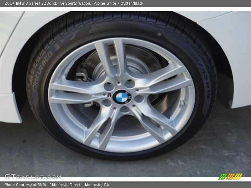 Alpine White / Oyster/Black 2014 BMW 3 Series 328d xDrive Sports Wagon