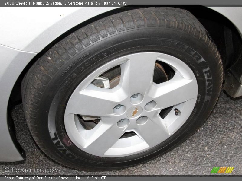 Silverstone Metallic / Titanium Gray 2008 Chevrolet Malibu LS Sedan