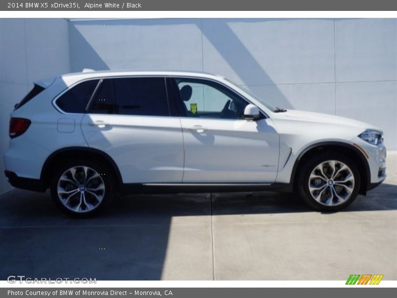 Alpine White / Black 2014 BMW X5 xDrive35i