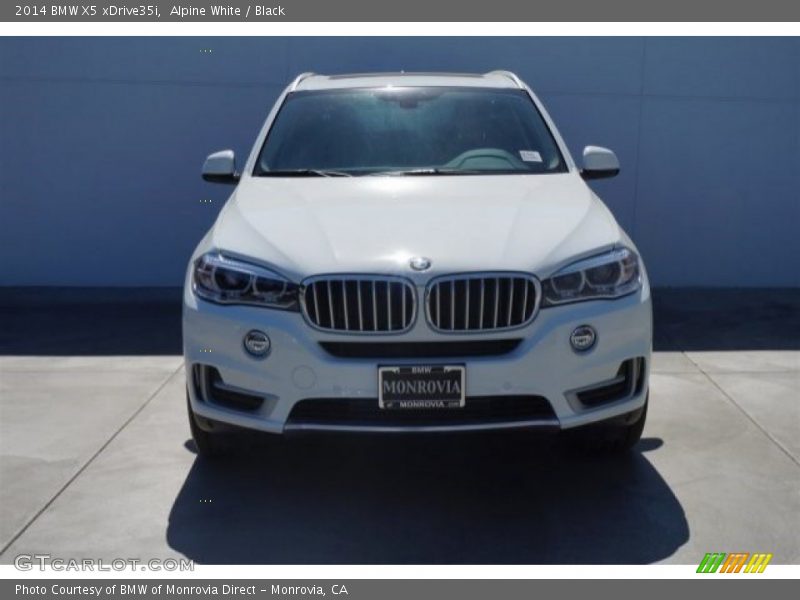 Alpine White / Black 2014 BMW X5 xDrive35i