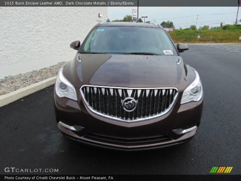 Dark Chocolate Metallic / Ebony/Ebony 2015 Buick Enclave Leather AWD