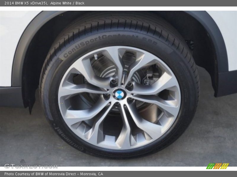 Alpine White / Black 2014 BMW X5 xDrive35i