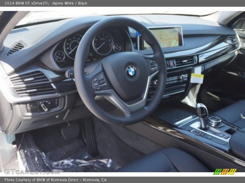 Alpine White / Black 2014 BMW X5 xDrive35i