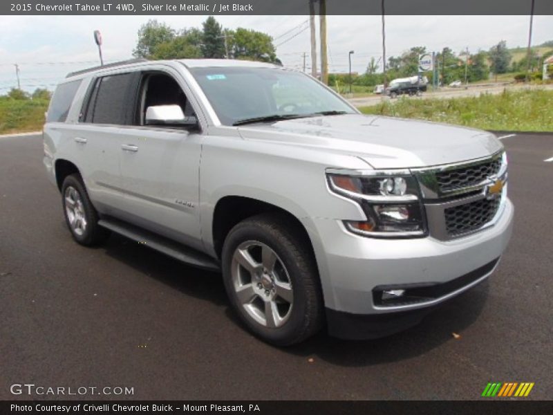 Silver Ice Metallic / Jet Black 2015 Chevrolet Tahoe LT 4WD