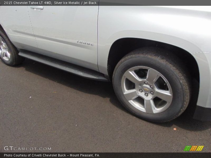 Silver Ice Metallic / Jet Black 2015 Chevrolet Tahoe LT 4WD