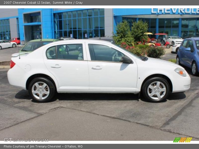 Summit White / Gray 2007 Chevrolet Cobalt LS Sedan