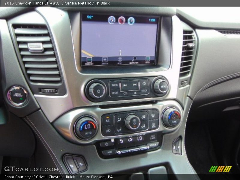 Silver Ice Metallic / Jet Black 2015 Chevrolet Tahoe LT 4WD