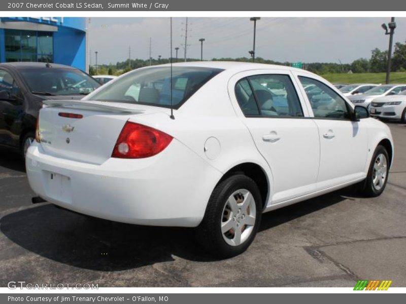 Summit White / Gray 2007 Chevrolet Cobalt LS Sedan