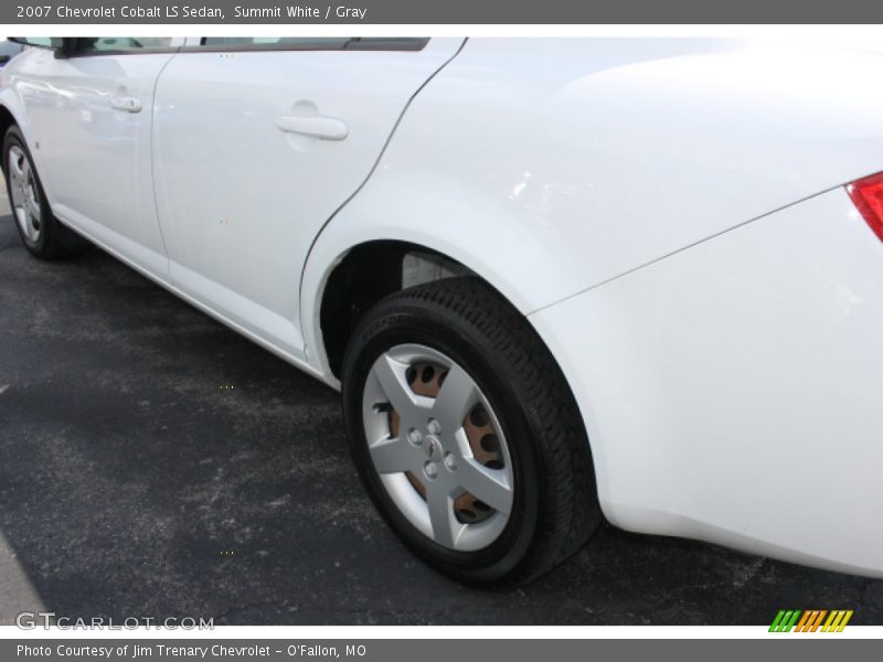 Summit White / Gray 2007 Chevrolet Cobalt LS Sedan