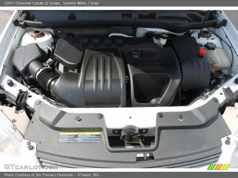 Summit White / Gray 2007 Chevrolet Cobalt LS Sedan