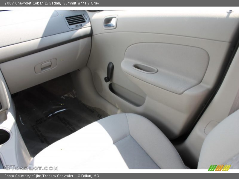 Summit White / Gray 2007 Chevrolet Cobalt LS Sedan