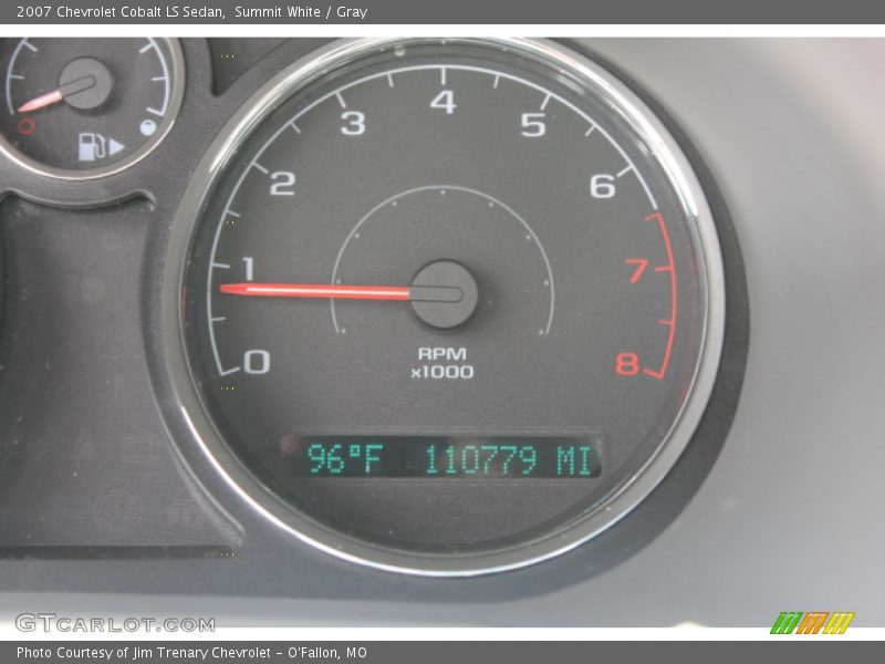 Summit White / Gray 2007 Chevrolet Cobalt LS Sedan