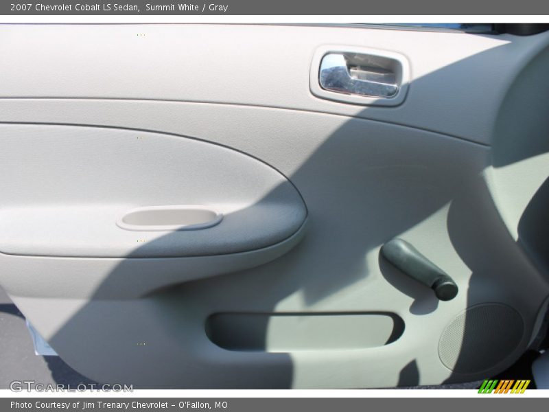 Summit White / Gray 2007 Chevrolet Cobalt LS Sedan