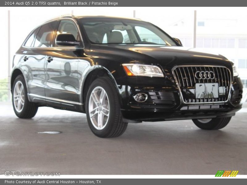 Brilliant Black / Pistachio Beige 2014 Audi Q5 2.0 TFSI quattro