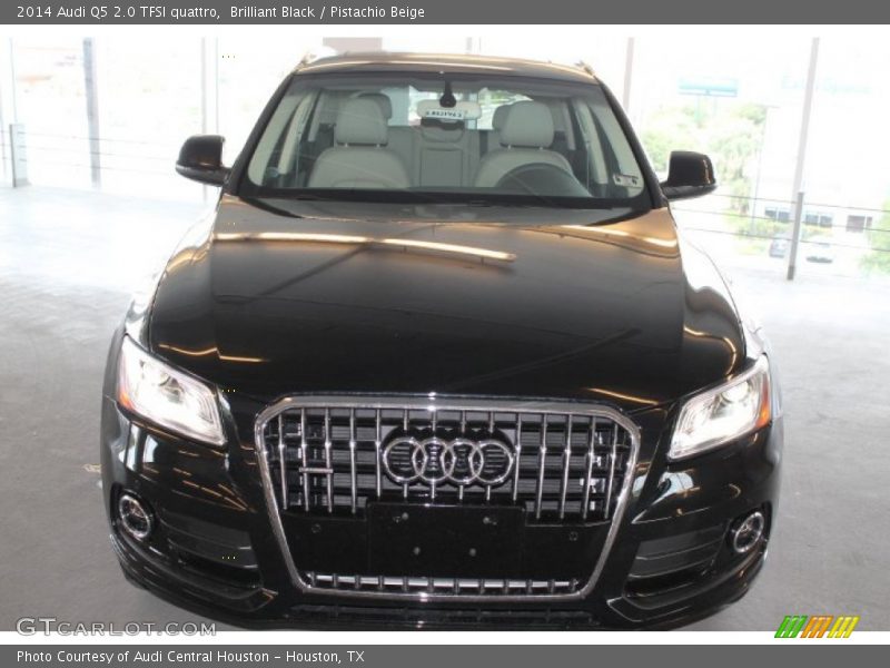 Brilliant Black / Pistachio Beige 2014 Audi Q5 2.0 TFSI quattro