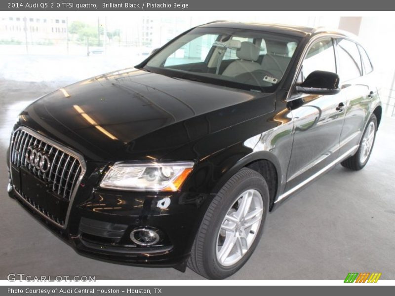 Brilliant Black / Pistachio Beige 2014 Audi Q5 2.0 TFSI quattro