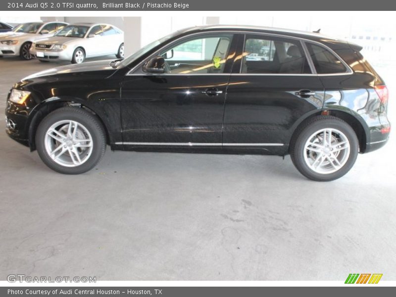 Brilliant Black / Pistachio Beige 2014 Audi Q5 2.0 TFSI quattro