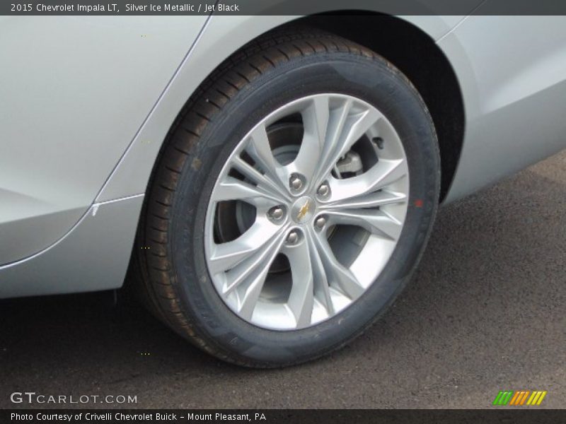 Silver Ice Metallic / Jet Black 2015 Chevrolet Impala LT