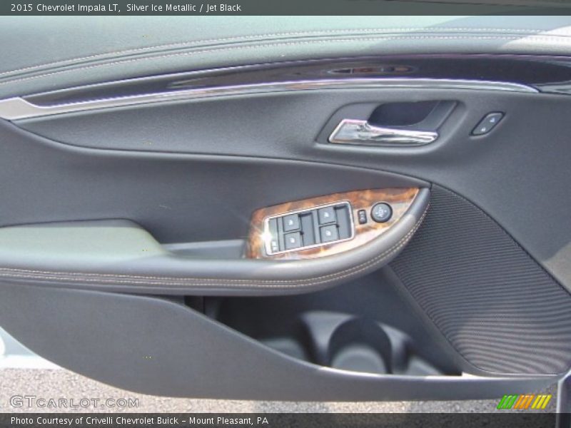 Silver Ice Metallic / Jet Black 2015 Chevrolet Impala LT