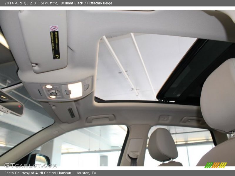 Brilliant Black / Pistachio Beige 2014 Audi Q5 2.0 TFSI quattro