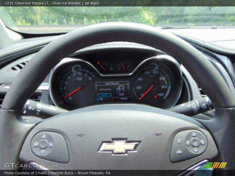 Silver Ice Metallic / Jet Black 2015 Chevrolet Impala LT