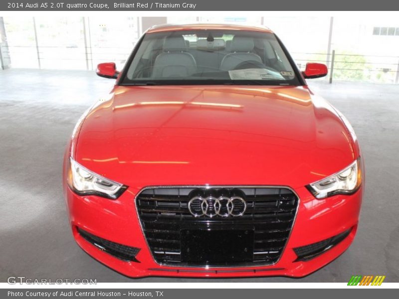 Brilliant Red / Titanium Gray 2014 Audi A5 2.0T quattro Coupe