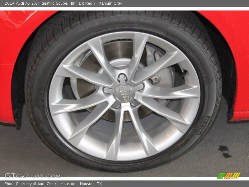 Brilliant Red / Titanium Gray 2014 Audi A5 2.0T quattro Coupe
