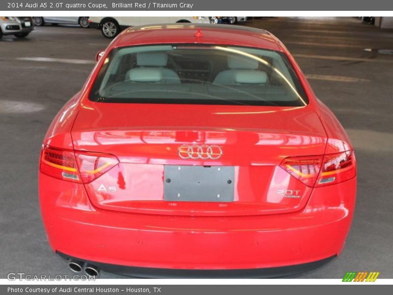 Brilliant Red / Titanium Gray 2014 Audi A5 2.0T quattro Coupe