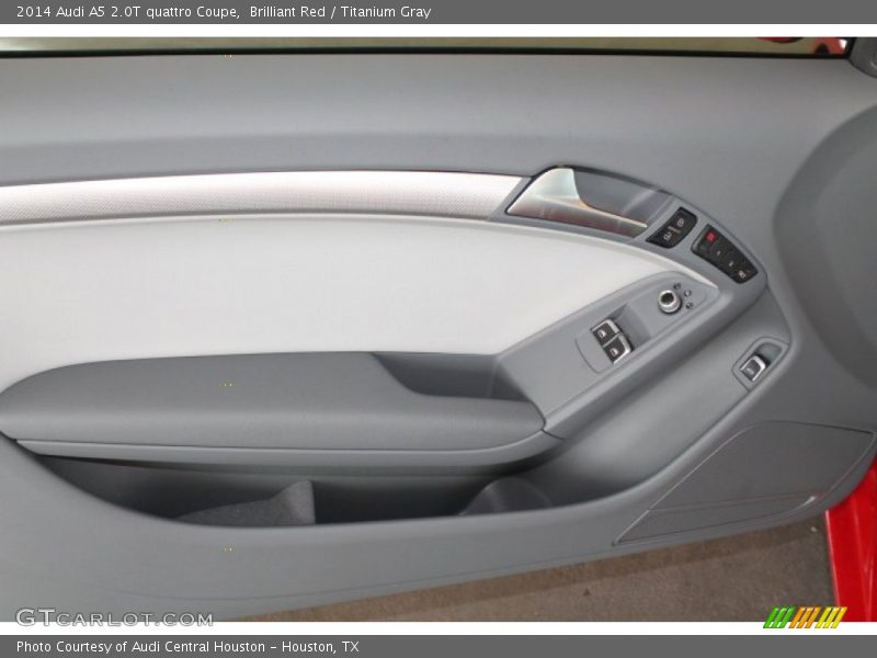 Brilliant Red / Titanium Gray 2014 Audi A5 2.0T quattro Coupe