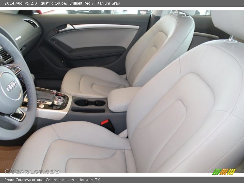 Brilliant Red / Titanium Gray 2014 Audi A5 2.0T quattro Coupe