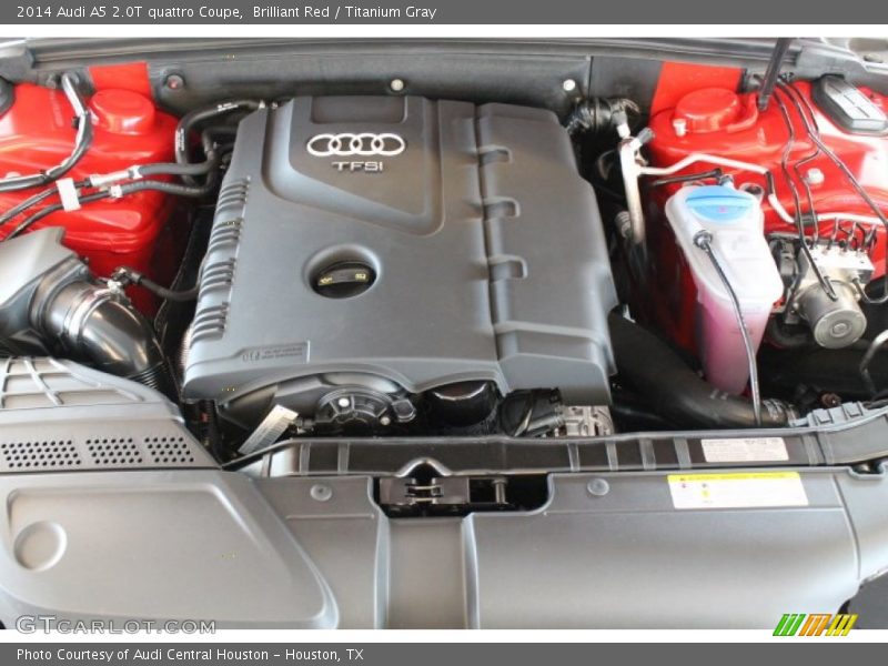 Brilliant Red / Titanium Gray 2014 Audi A5 2.0T quattro Coupe