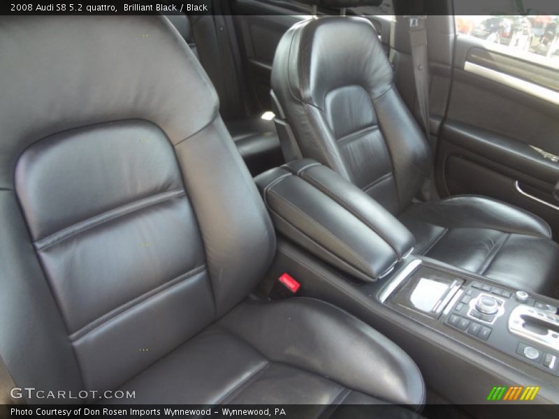 Brilliant Black / Black 2008 Audi S8 5.2 quattro