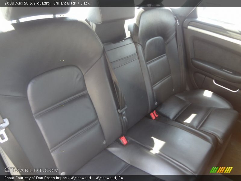 Rear Seat of 2008 S8 5.2 quattro